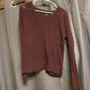 maroon American Eagle Sweater